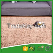 Water Absorbing Beige Chenille Sofa Floor Mats For Living Room