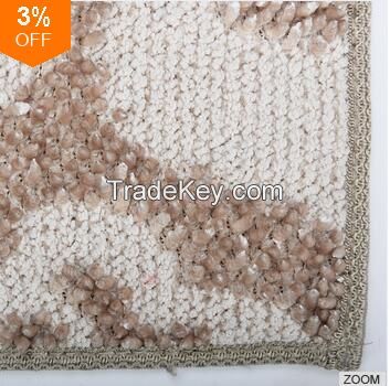Fashion Design 100% Polyester Jacquard Chenille Doormats For Entrance