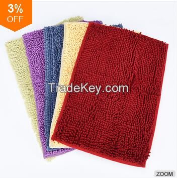 Skin-friendly 100% Polyester Microfiber Chenille Baby Floor Mat