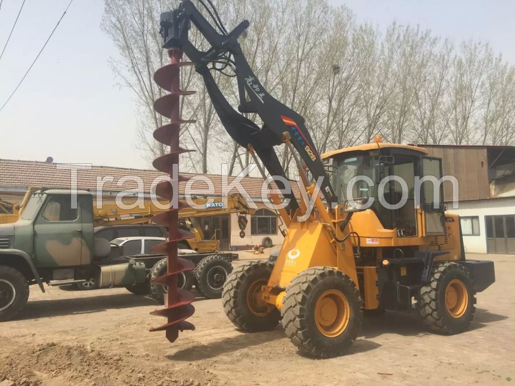 China wheel loader auger drill