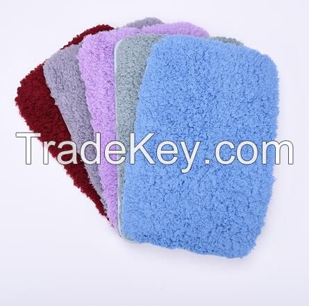 Customized Soft and Comfortable Living Room Floor Mat with Solid Color