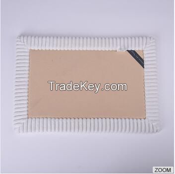 PVC anti slip no suction cup bath mat