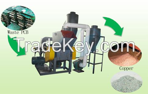 Printed circuit board recycling machine