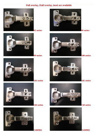 35mm & 26mm slide on or clip on concealed hinge/cabinet hinge