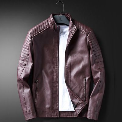 Leather Jacket Men Coats M-3XL High Quality Outerwear Men Business Autumn Male Jacket 633