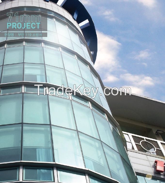 Aluminium Alloy Projected Window 