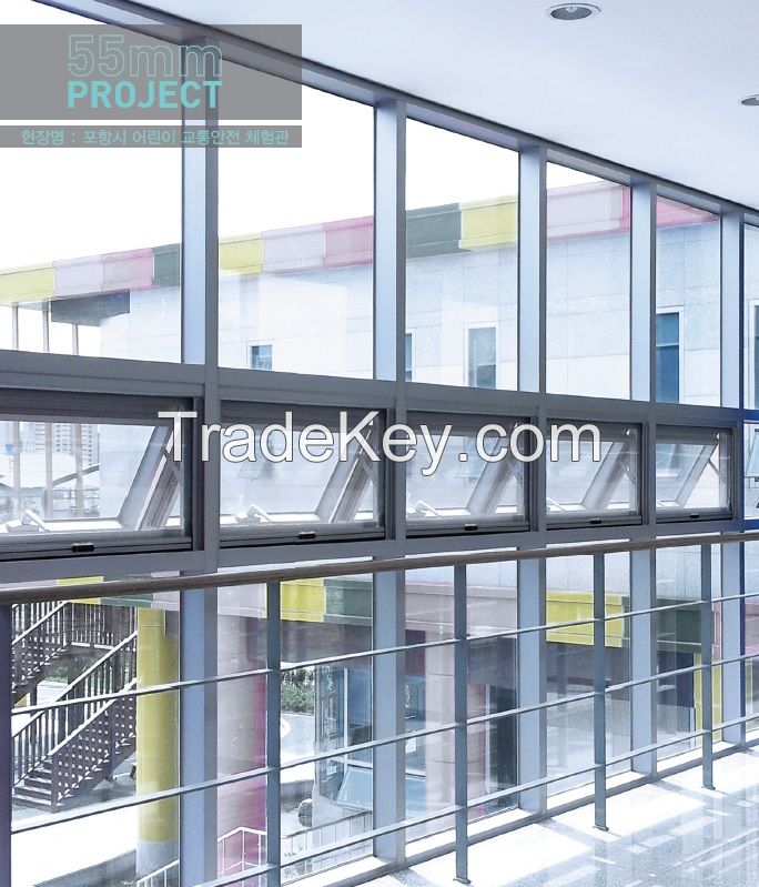 Aluminium Alloy Projected Window - 55mm