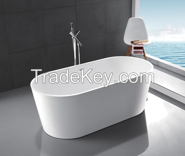 Solid surface acrylic bathtub