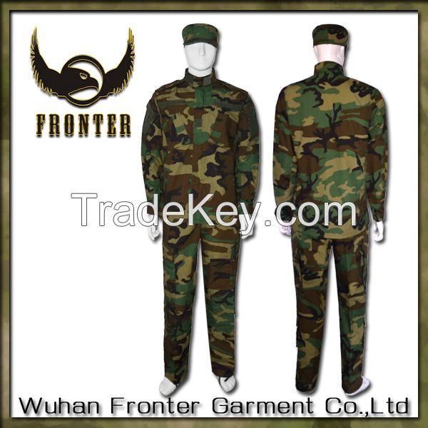 Camping hunting clothing army uniform Woodland Camo ACU camouflage clo