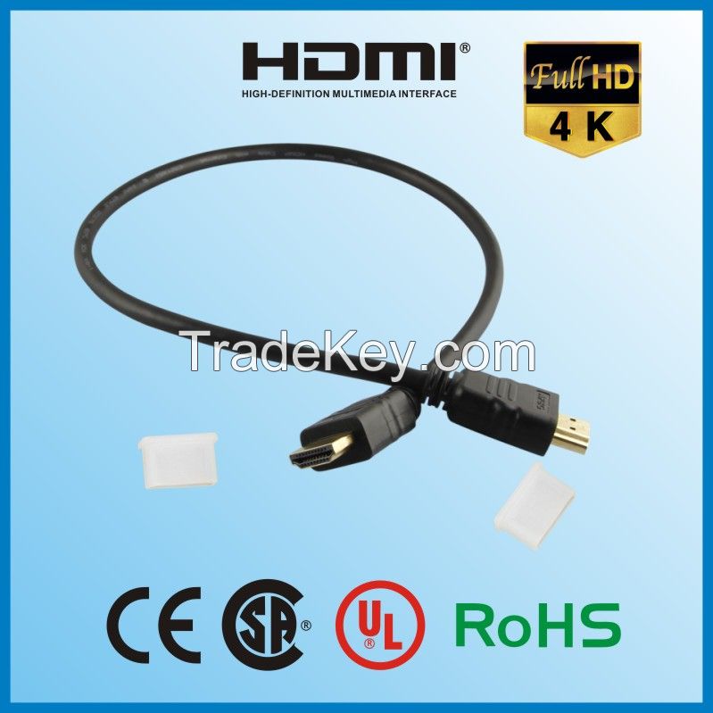 HDMI to HDMI Gold Plated Connectors Cable