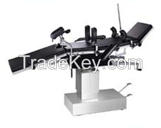 surgical operation table for manual hydraulic pressure up and down