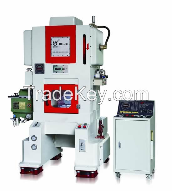 Gantry type one center column four circular guide pin high speed precision automatic punching machine