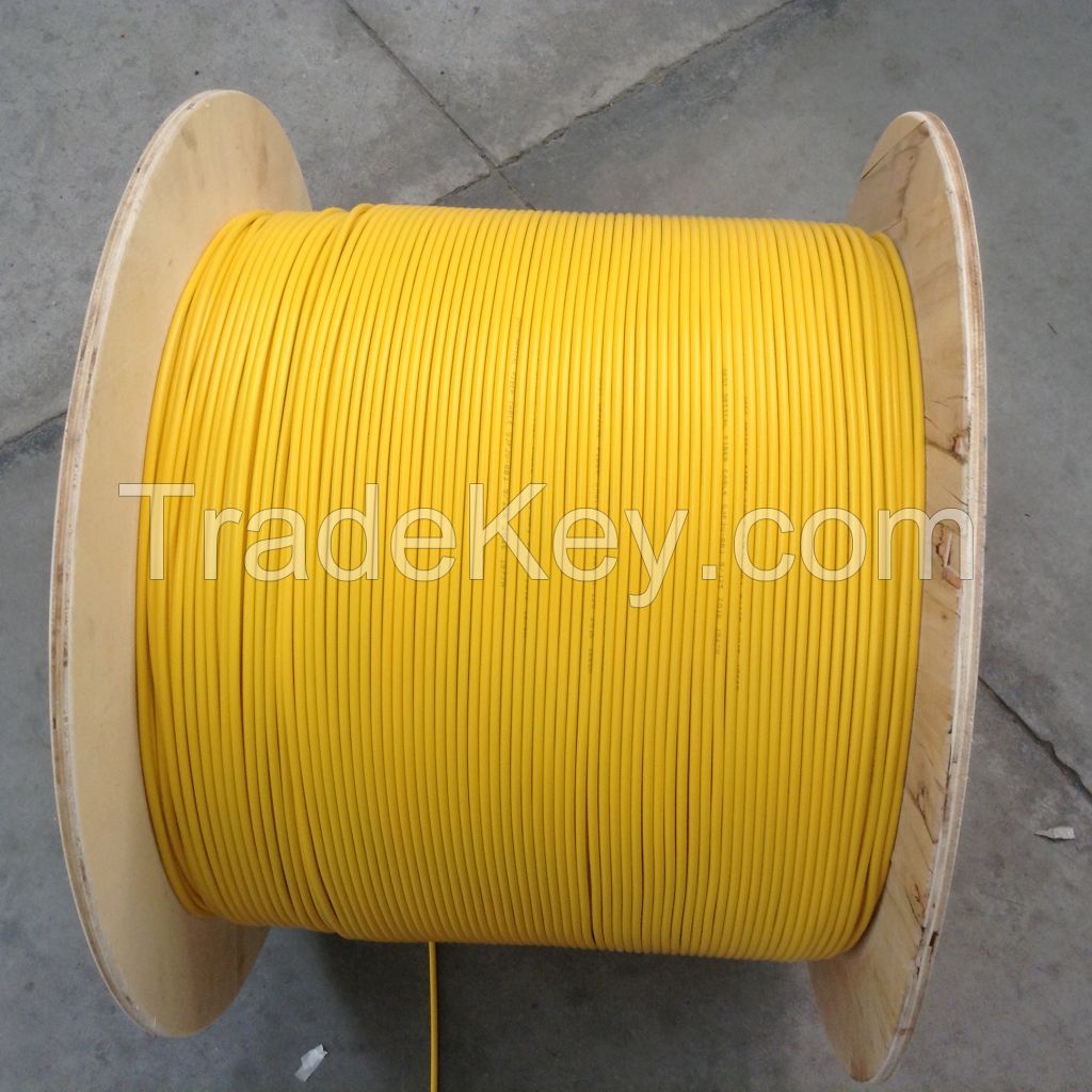 pvc jacket single mode  optic fiber cable GJFJV