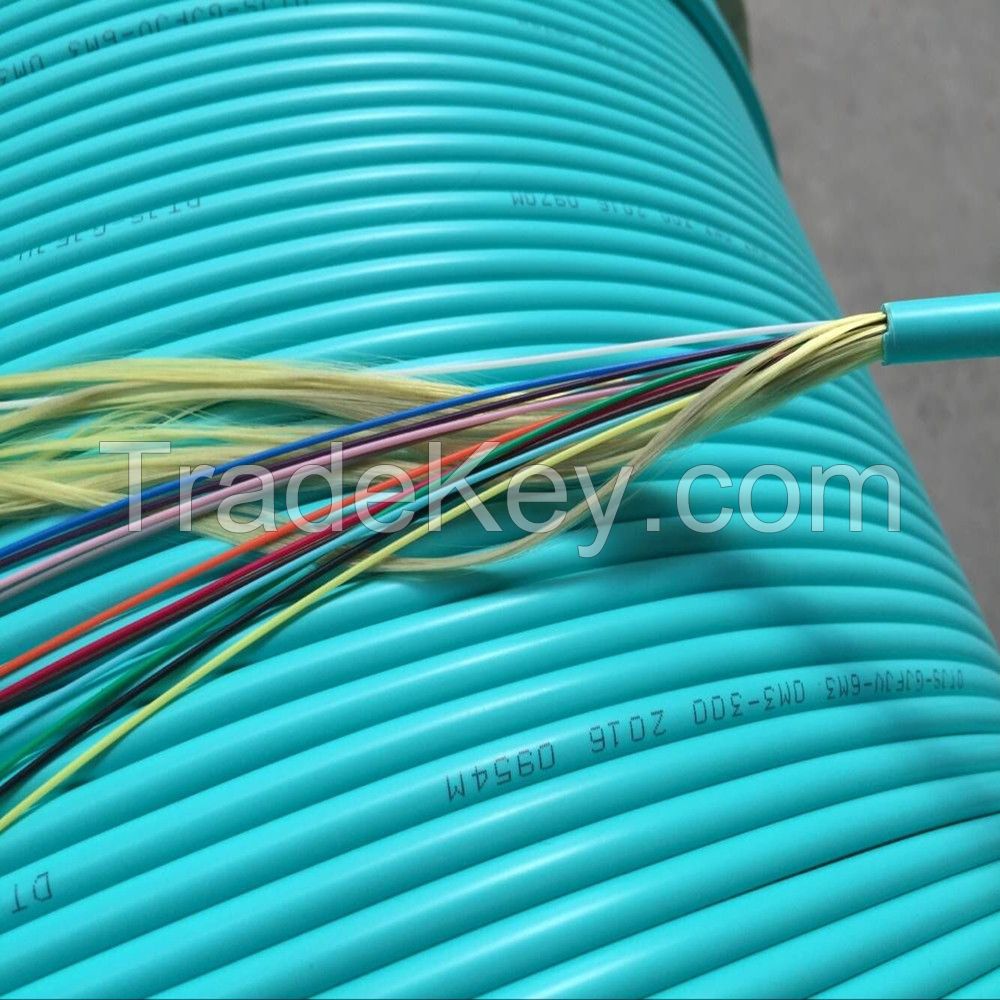 pvc jacket single mode  optic fiber cable GJFJV