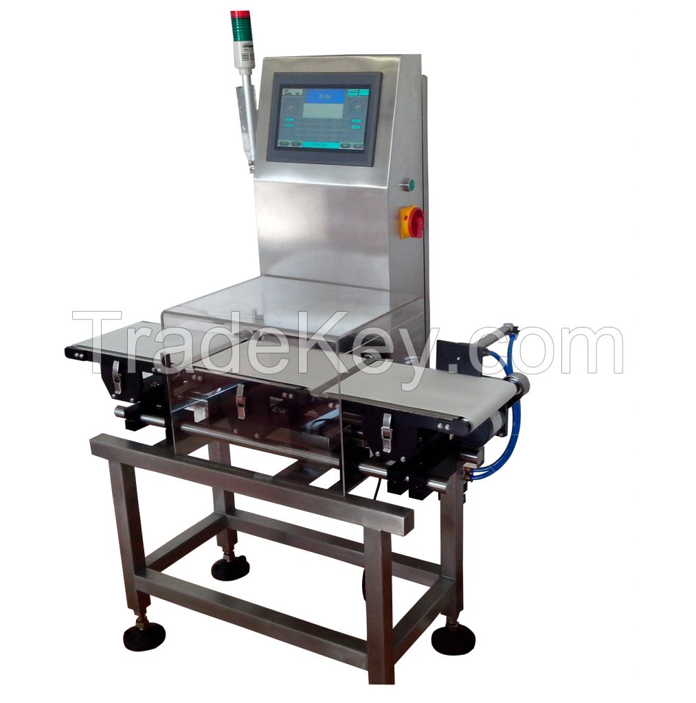 Online checkweigher for food