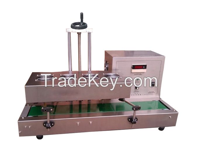 Aluminum foil lid sealing machine