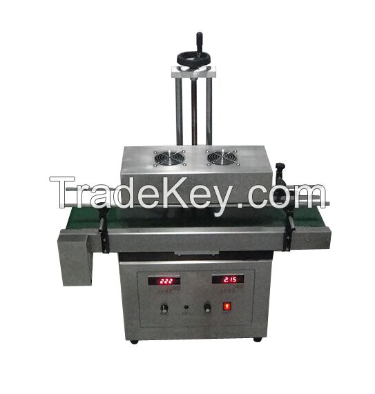 Aluminum foil lid sealing machine