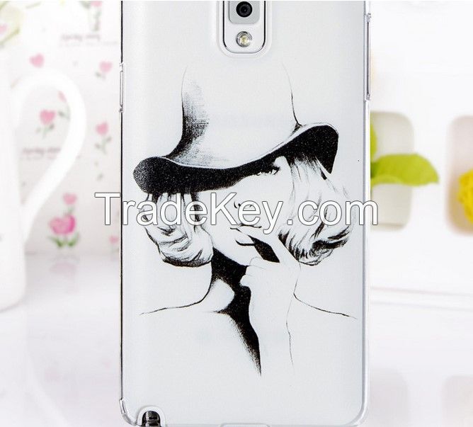 Painted matting Ultrathin phone case for Samsung N7100