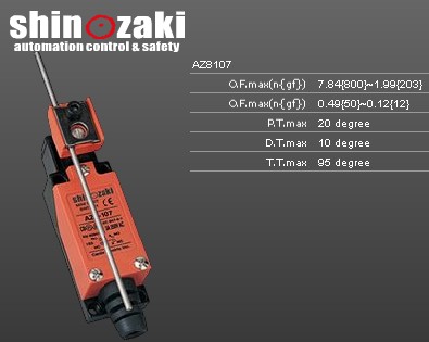 SHINOZAKI Limit Switch AZ8 series