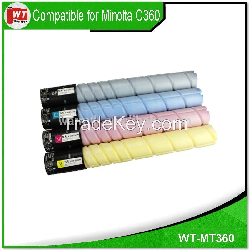 Hot sale Compatible toner cartridge for Minolta Bizhub C360 Toner/TN319