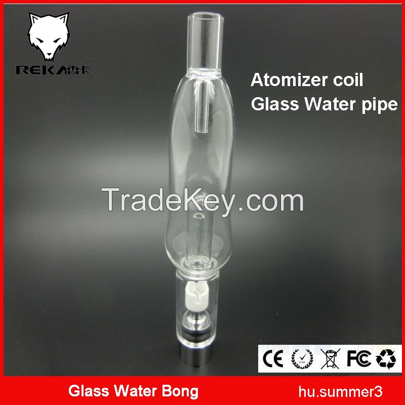 Oil rigs glass bong Wholesale 2016 NEW Twin Cage Junior glass bong glass water pipe glass smoking pipe 14.5" tall 5mm thickness