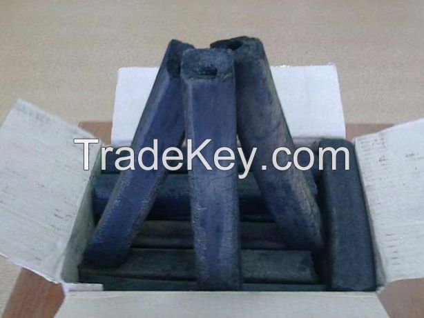 Charcoal briquettes, sawdust hexagonal briquettes