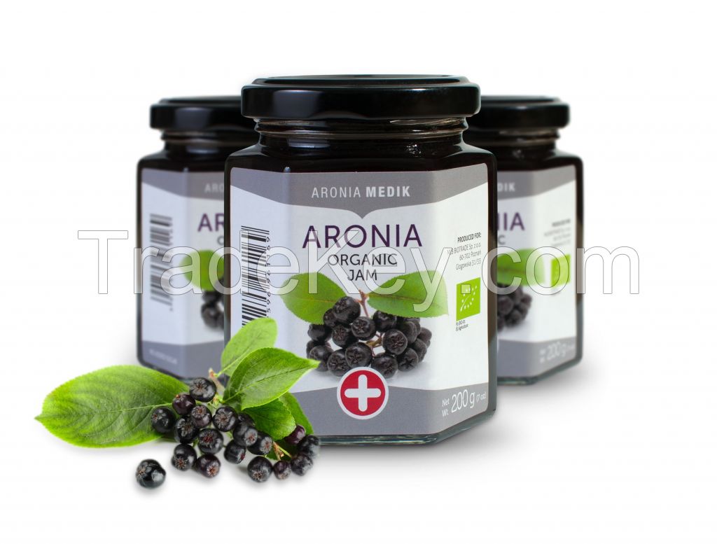 Organic Aronia Jam / Sweetened with Organic Apple Juice