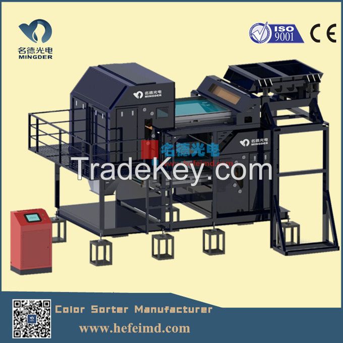CE& ISO mineral/ore CCD color sorting machine