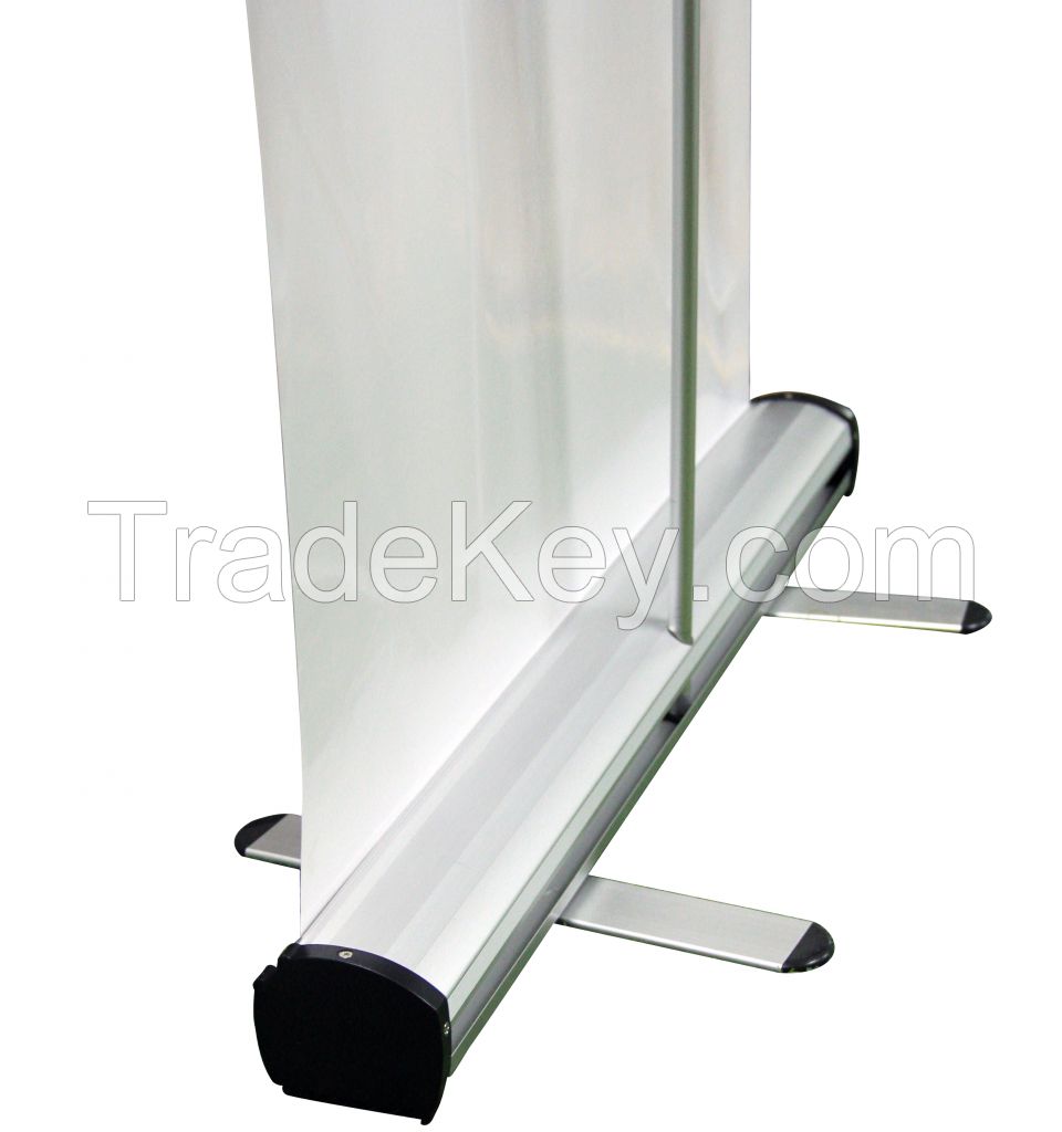 Friendly Retractable banner stand with plastic covers