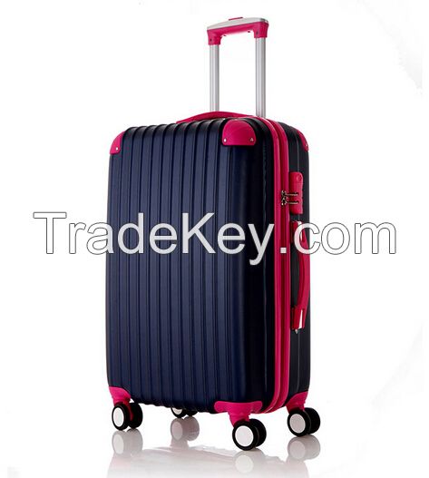 Popular leisure 20/24/28 inches waterproof travel trolley luggage