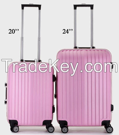 Popular leisure 20/24/28 inches waterproof travel trolley luggage