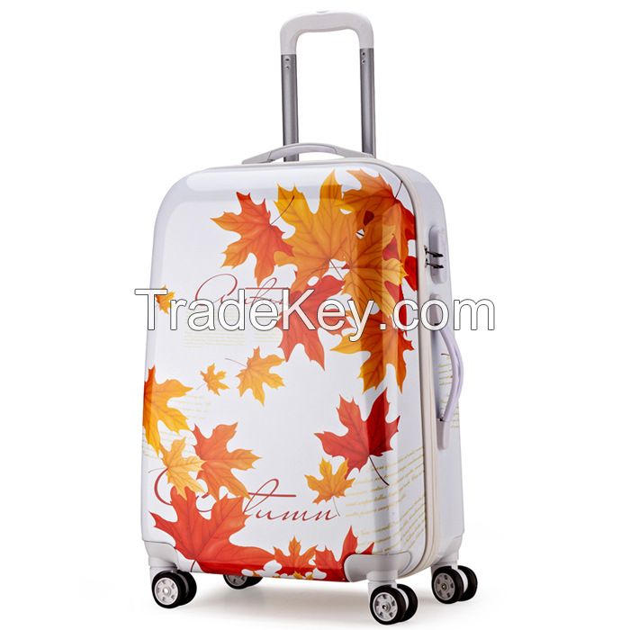 3pcs set hard shell luggage, stock abs trolley suitcase factory price