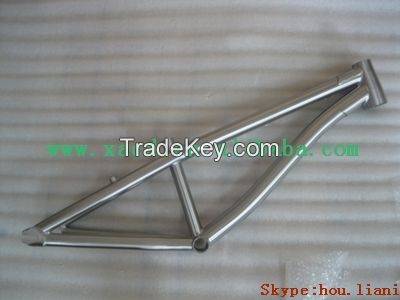 titanium BMX bicycle frame