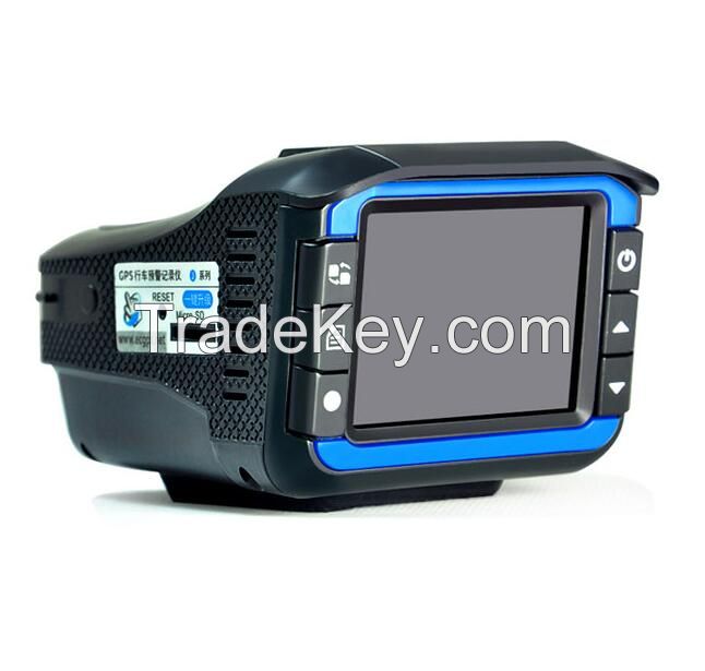 2-in-1 Multi-functional 140 Degree High-definition Wide-angle Lens Car Black Box with Radar Detector