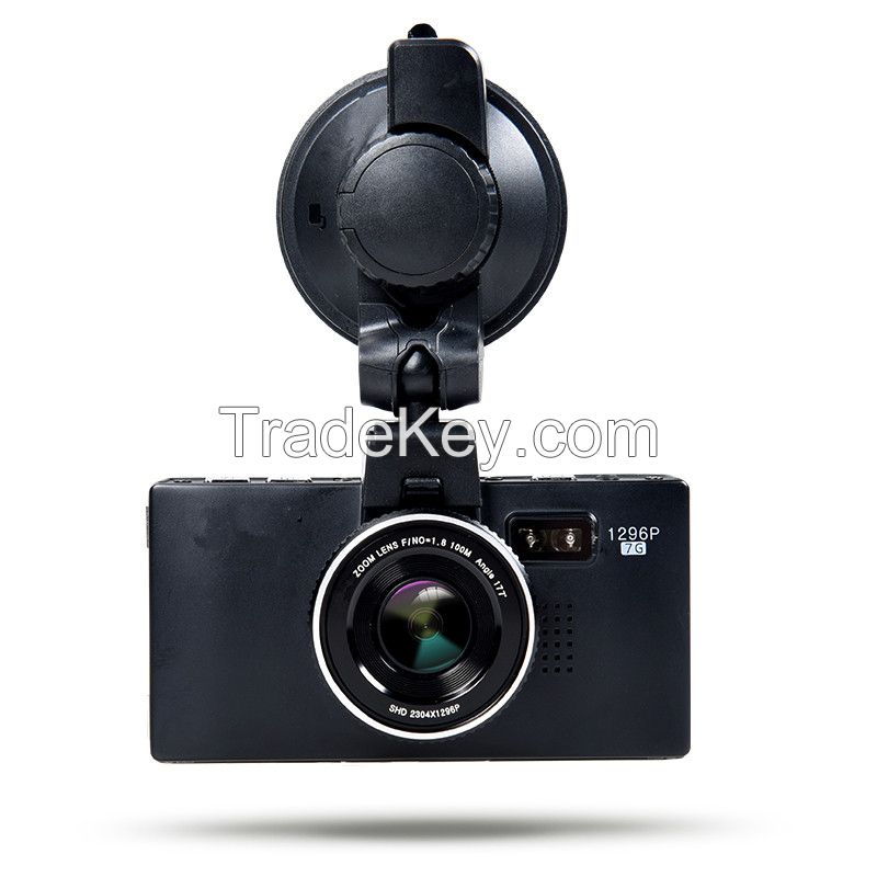1920x1080 HD TFT LCD Screen 177 Degree Wide-angle WDR Lens Car DVR Recorder with HDMI, GPS, G-sensor