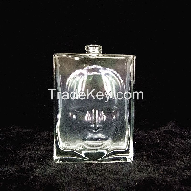100ml clear glass perfume bottle