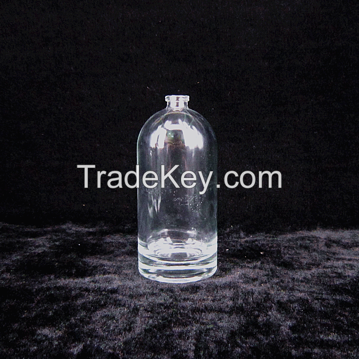 high quality brand clear glass perfume bottle