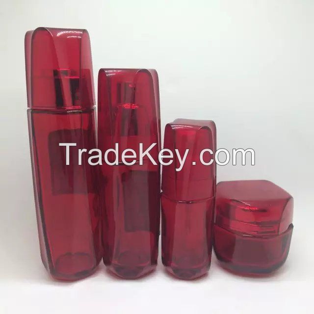 cosmetic glass packaging, glass lotion bottle