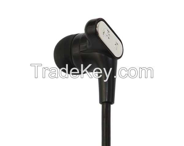 Anti-radiation air tube earphone with mic