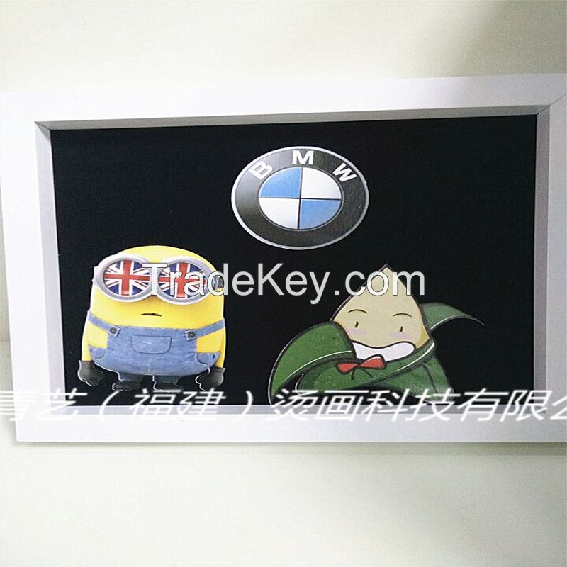 Qingyi hot selling  cartoon soft transfer sticker with wash-resistance for t-shirt