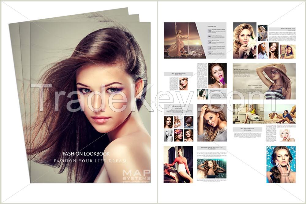 Magazine designing services