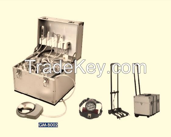 CE Approved Foldable Portable Dental Chair with Operating Light/New Version Mobile Dental treament chair