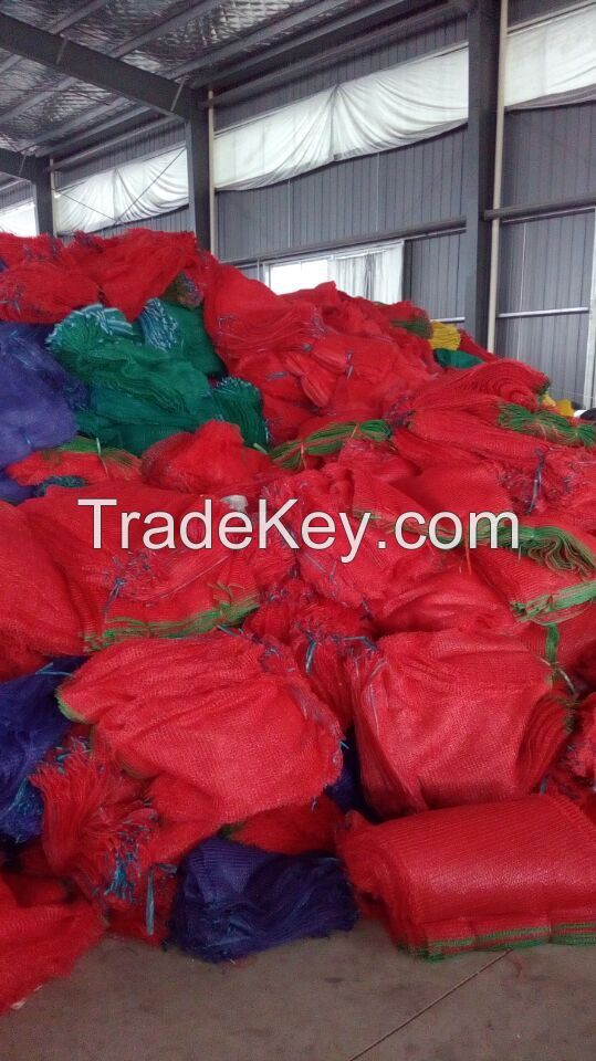 Raschel Mesh Bags For Packing Fruit Onion Potato Firewood