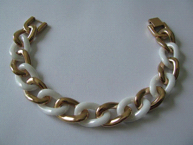Steel-Ceramic Mixed Bracelet