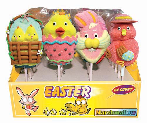 Easter Marshmellow Lollipops candy