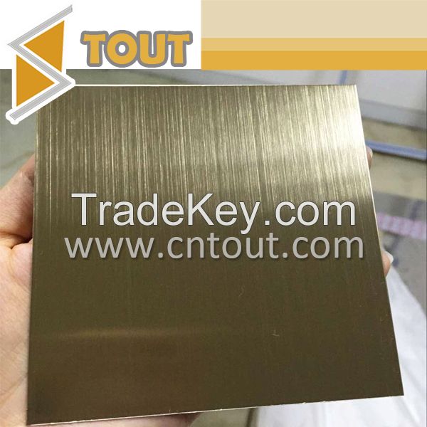 Stainless steel hairline sheet