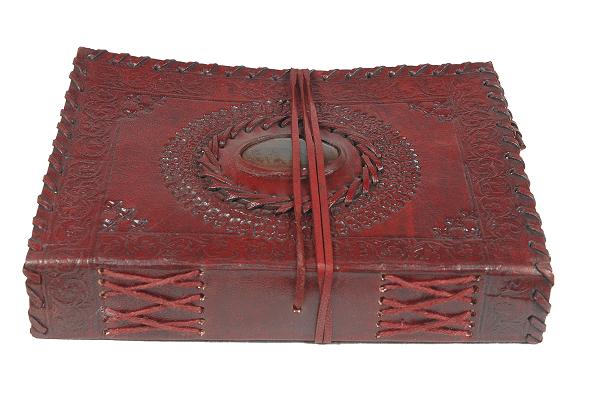 hand made leather note book and photo album