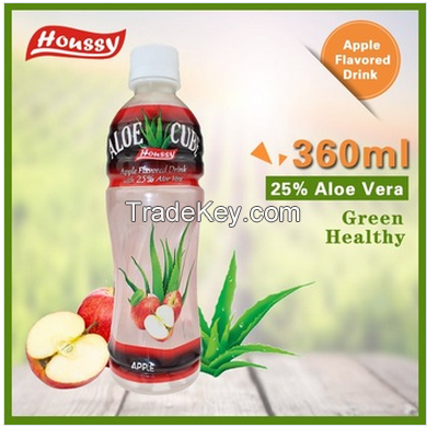 Hot Brand Houssy FDA Certified 360ml 100% Natural Cube Aloe Vera Juice