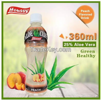 Hot Brand Houssy FDA Certified 360ml 100% Natural Cube Aloe Vera Juice