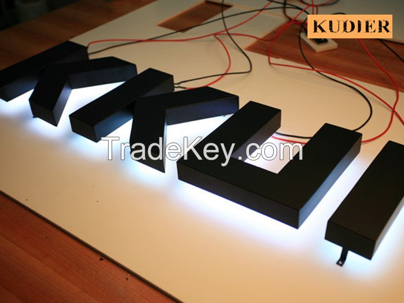 3d LED backlit luminous letters sign